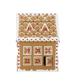 Bloomingville Adventskalender Ginnie aus MDF, Braun