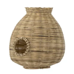Bloomingville Bambus Laterne Ottine mit Glas