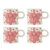 Bloomingville Bowie Becher Rose 4er-Set, Weihnachtsbecher