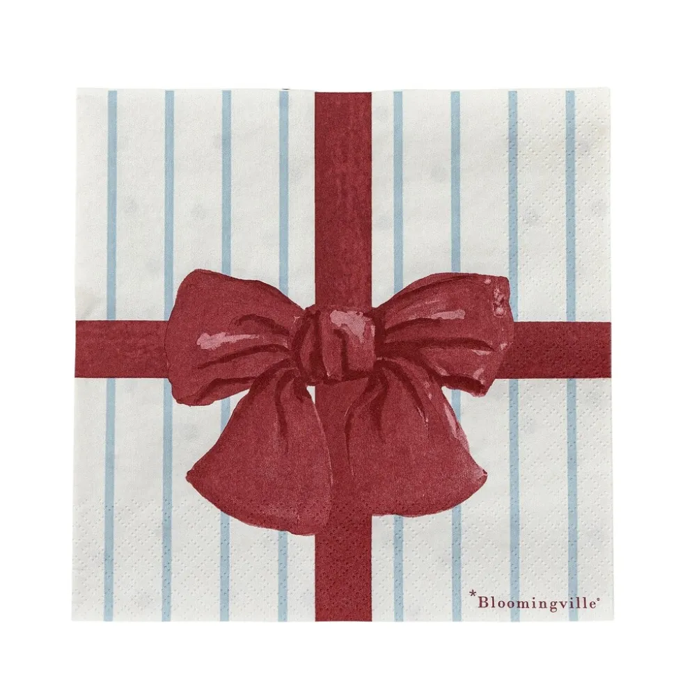 Bloomingville Bowie Papierservietten 20er-Set, Weihnachten