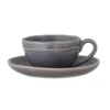 Bloomingville Cappuccinotasse mit Untertasse Raben