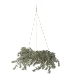 Bloomingville Cedar Künstlicher Adventskranz zum Aufhängen