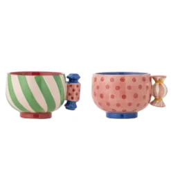 Bloomingville 2er Set Tassen Caramella Weihnachten