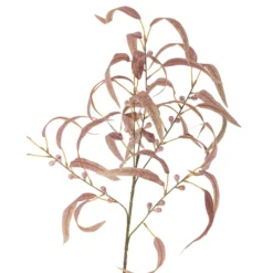 Bloomingville Eucalyptus Stiel, Rot, Kunstpflanze