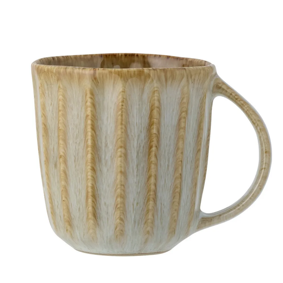 Bloomingville Fleur Becher, Natur, Steingut