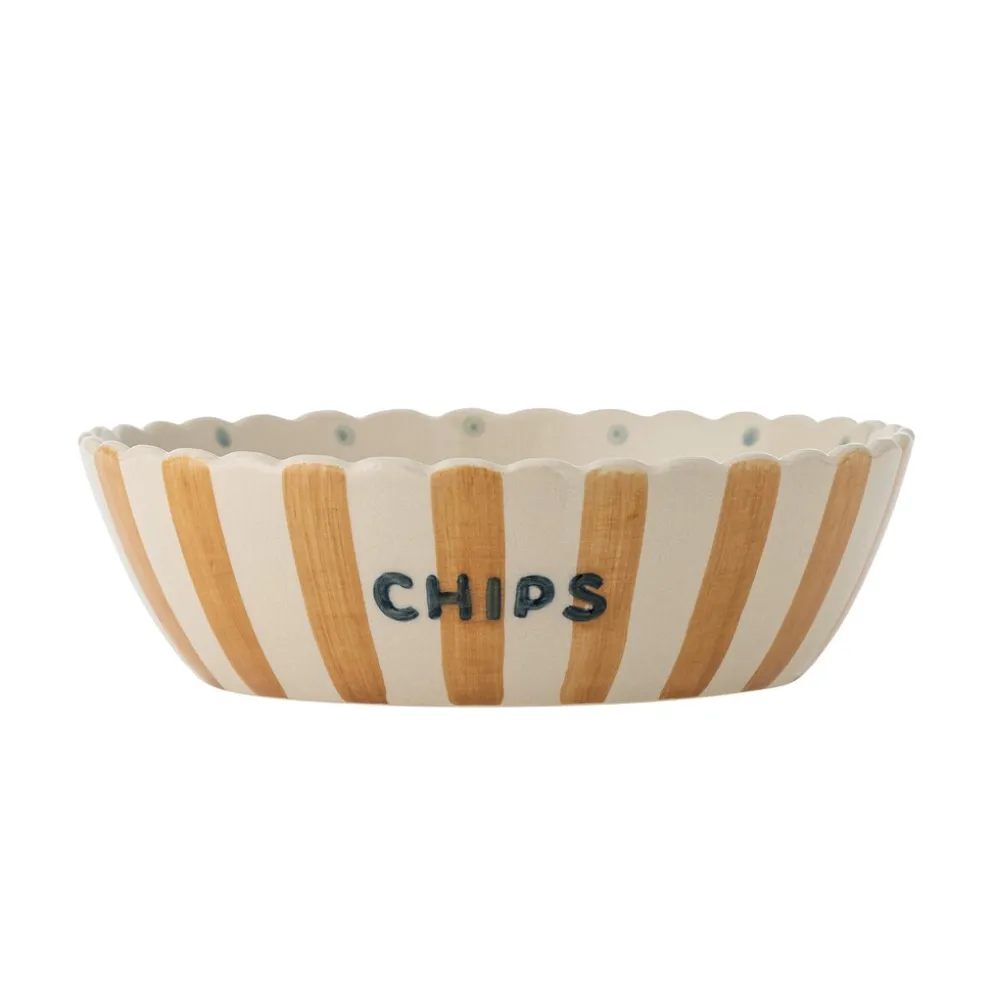 Bloomingville Hygge Chips-Schale aus Steingut
