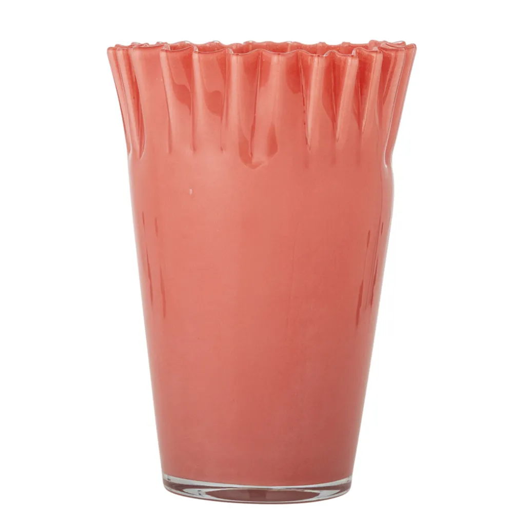 Bloomingville Janine Vase, Orange, Glas
