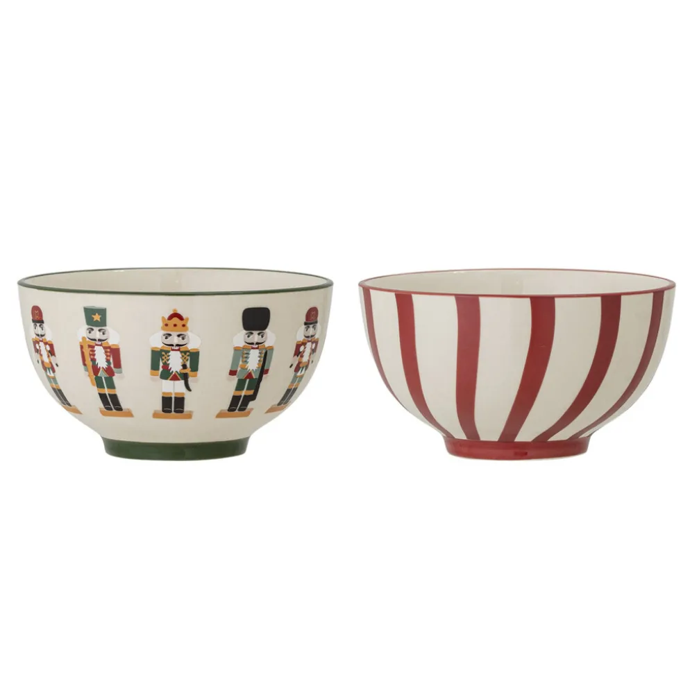 Bloomingville Jolly Schalen, Weihnachten, 2er Set
