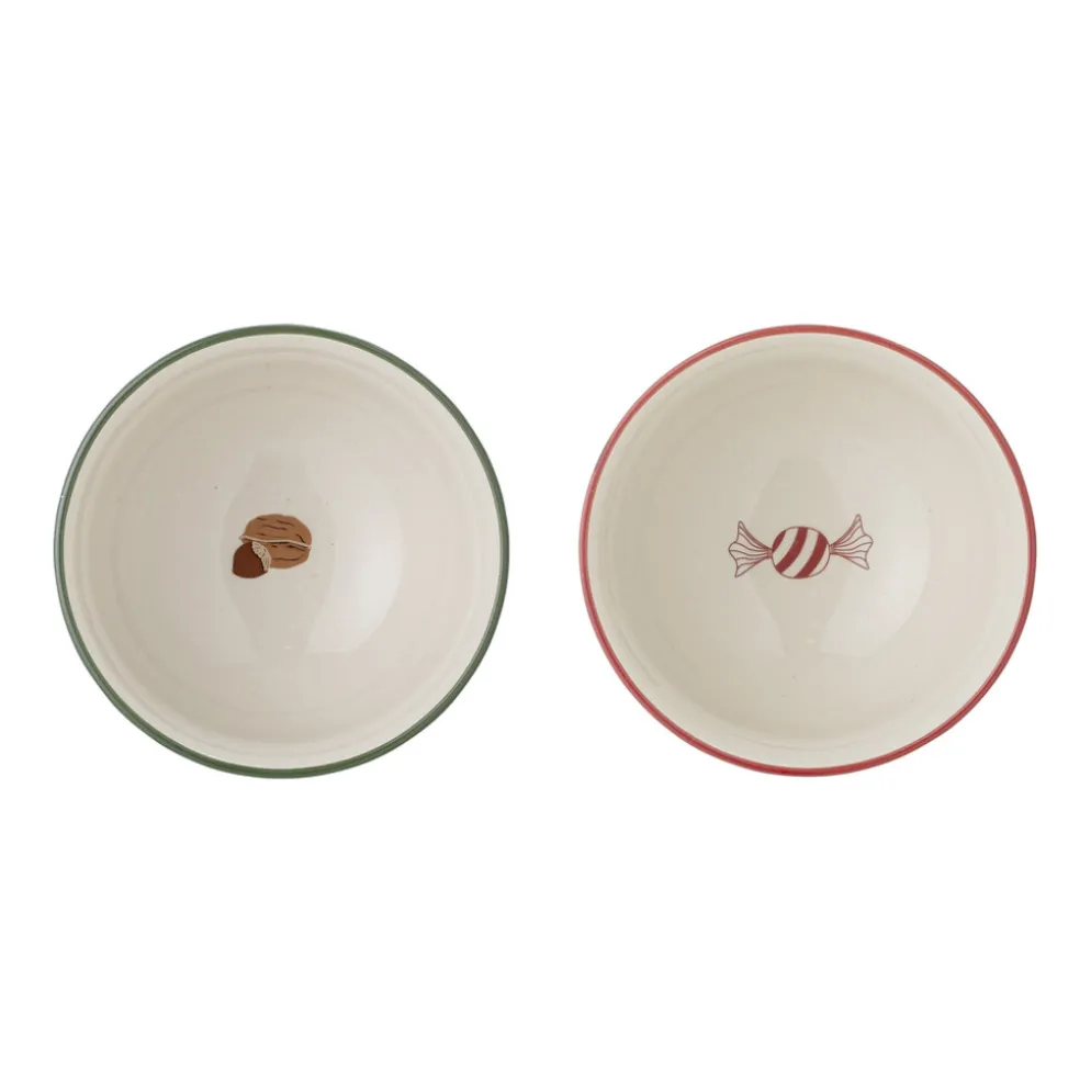Bloomingville Jolly Schalen, Weihnachten, 2er Set
