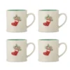 Bloomingville Kenai Weihnachts-Tassen-Set aus Steingut, 4-teilig