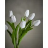 Bloomingville Künstlicher Tulpenstrauß Tulip in Weiß