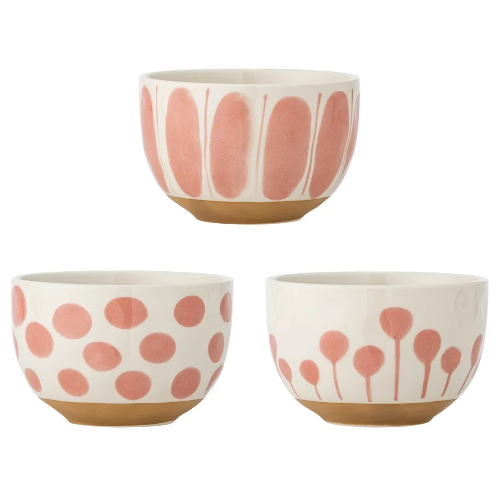 Bloomingville Linora Schalen 3er Set Steingut