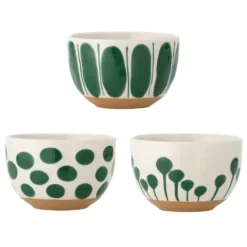 Bloomingville Linora Schalen 3er Set Steingut