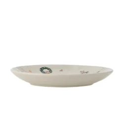 Bloomingville Mary Teller 4er-Set Weihnachten Steingut Ø 16 cm