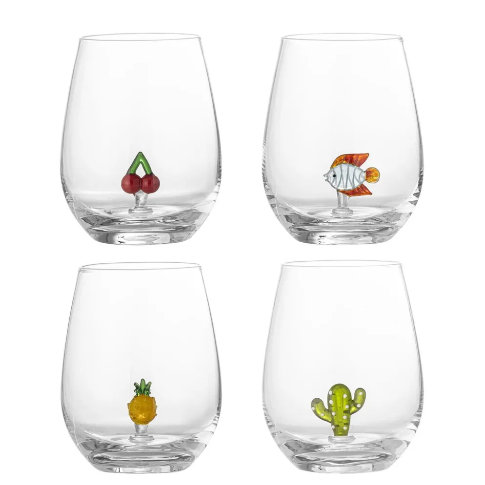 Bloomingville Misa Trinkglas, 4er Set