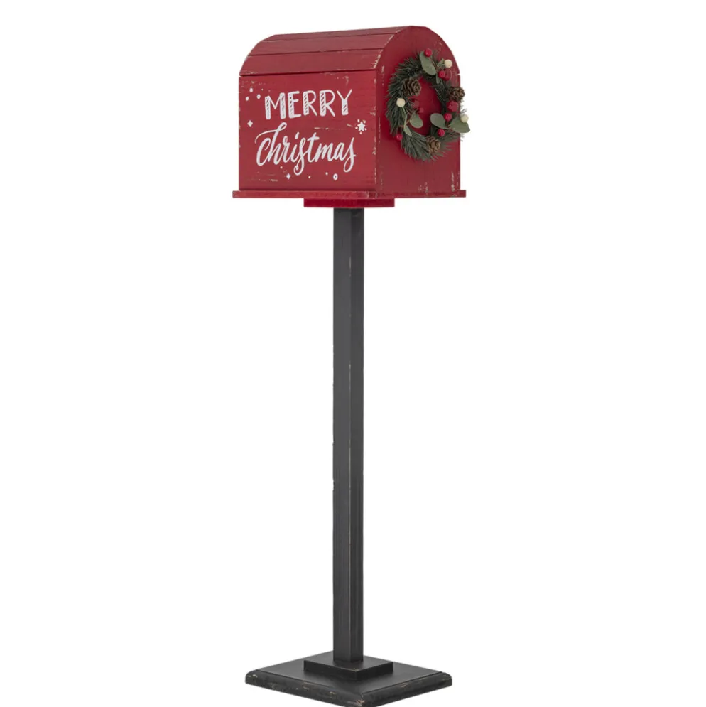 Bloomingville Santas Briefkasten Deko mit Standfuß