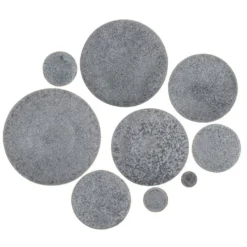 Bloomingville Tablett Karenlil 9er Set aus Metall