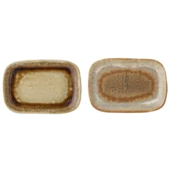 Bloomingville Teller Willow 2er Set aus Steingut