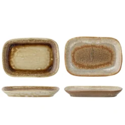 Bloomingville Teller Willow 2er Set aus Steingut