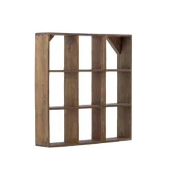 Bloomingville Tilo Becherregal, Geschirr-Regal Recyceltes Holz