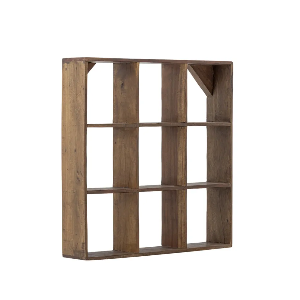 Bloomingville Tilo Becherregal, Geschirr-Regal Recyceltes Holz