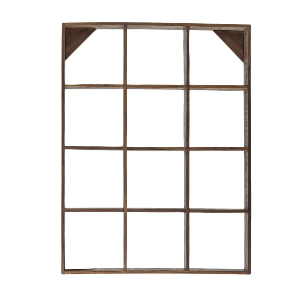 Bloomingville Tilo Becherregal, Geschirr-Regal Recyceltes Holz