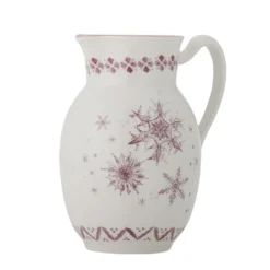 Bloomingville Wonderland Krug Rose Steingut, Weihnachtsgeschirr