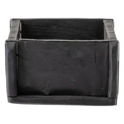 Bloomingville Ziegelform Black Box recyceltes Holz