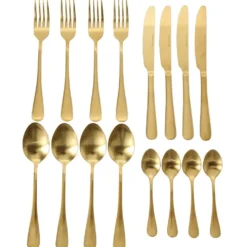 Boltze Besteckset Landlord 16 teilig gold