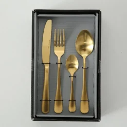 Boltze Besteckset Landlord 16 teilig gold