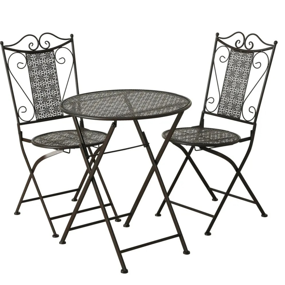 Boltze Bistroset Broder Tisch und Stühle
