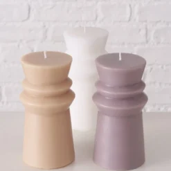 Boltze 3er Set Kerze in Sonderformen