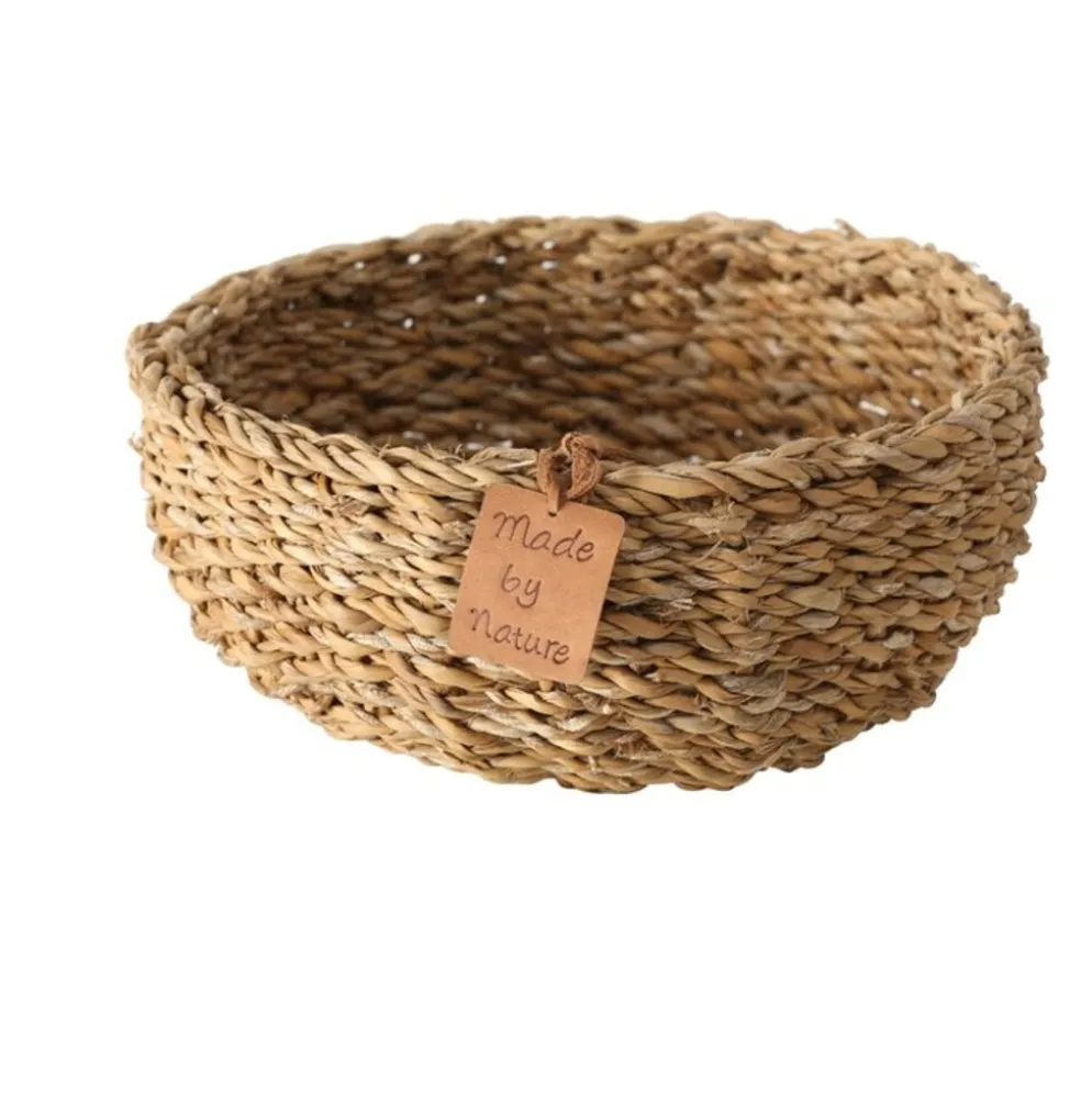 Boltze 3er Set Seegras Körbe Sophy, rund