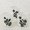 Boltze 2er Set Teelichtglas Matty