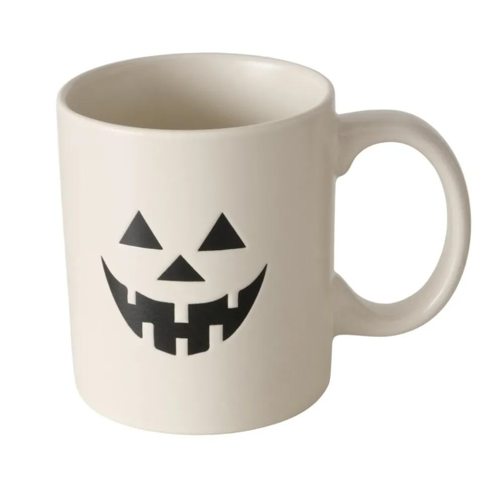 Boltze Halloween Becher Boo, 2er Set aus Keramik
