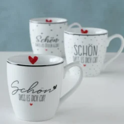 Boltze Jumbobecher Schön, dass es Dich gibt 3er Set