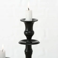 Boltze Kerzenhalter Victoria schwarz