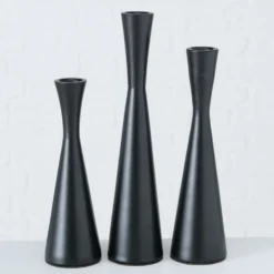 Boltze Kerzenleuchter Cone, 3 tlg