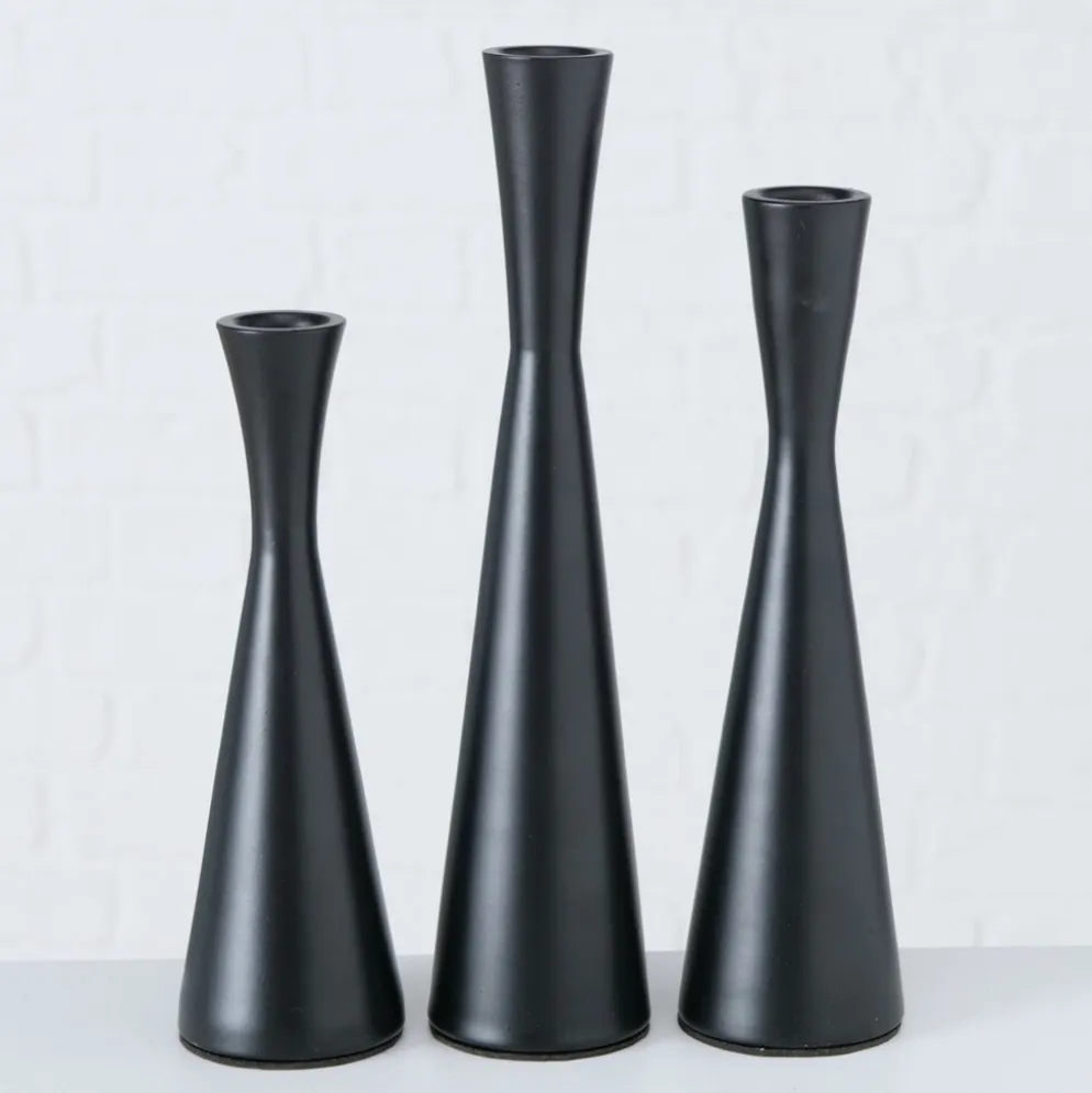 Boltze Kerzenleuchter Cone, 3 tlg