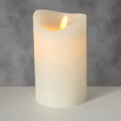 Boltze LED Kerze Bino mit Timer und Swing Flame