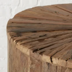 Boltze Rustikaler Holz Couchtisch, Beistelltisch Sevali