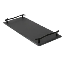 Boltze Schiefer Tablett Stonka 2er Set