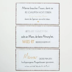 Boltze Schilder Männer, 3er Set