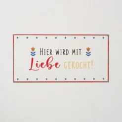 Boltze Schild Essen gut, alles gut, 4er
