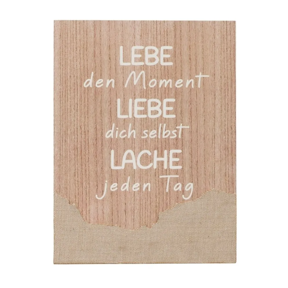 Boltze Schild Lebe den Moment
