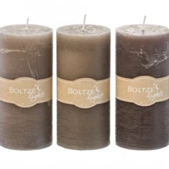 Boltze Stumpenkerze 3er