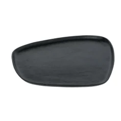 Boltze Tablett Marlisa 3-teiliges Set Schwarz Matt