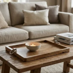 Boltze Tablett Ringa Mangoholz