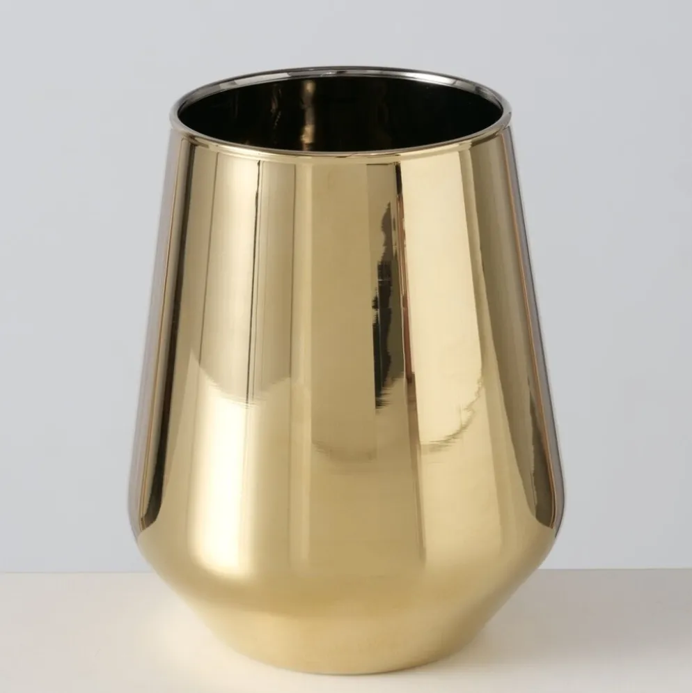 Boltze Trinkglas Adora metallic