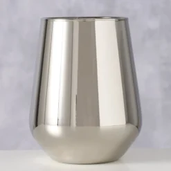 Boltze Trinkglas Adora metallic